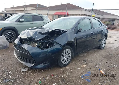 2017 Toyota Corolla Le z USA, uszkodzony, nr VIN 2T1BURHE3HC850319